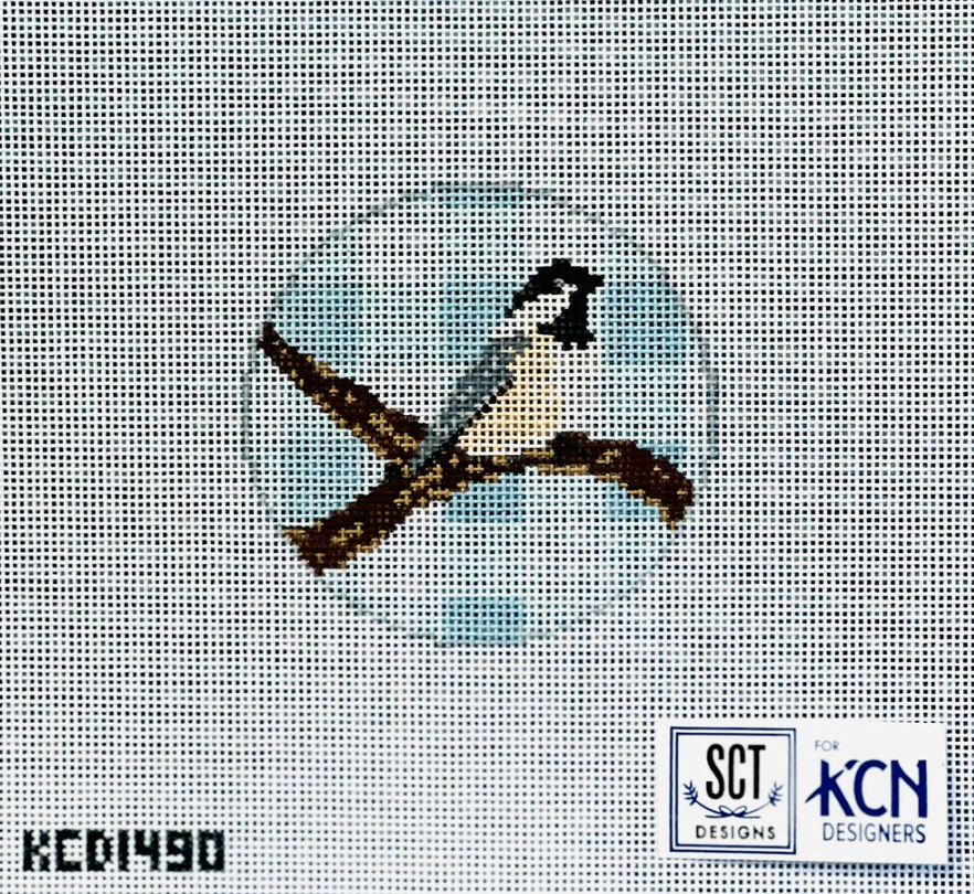 Gingham Round Chickadee