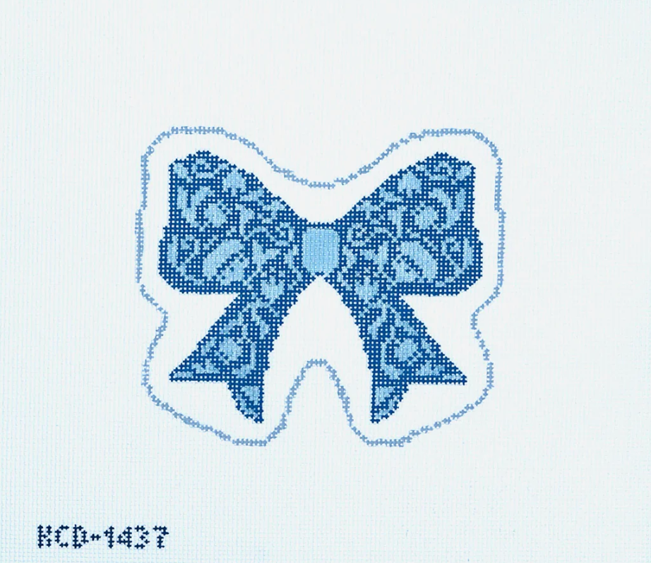 Floral Print Bow