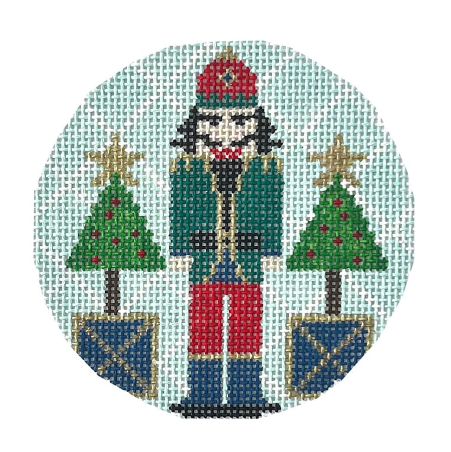 Nutcracker on Blue