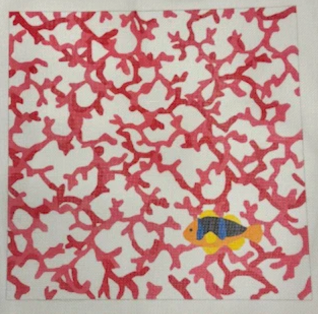 Coral with Fish (Red)