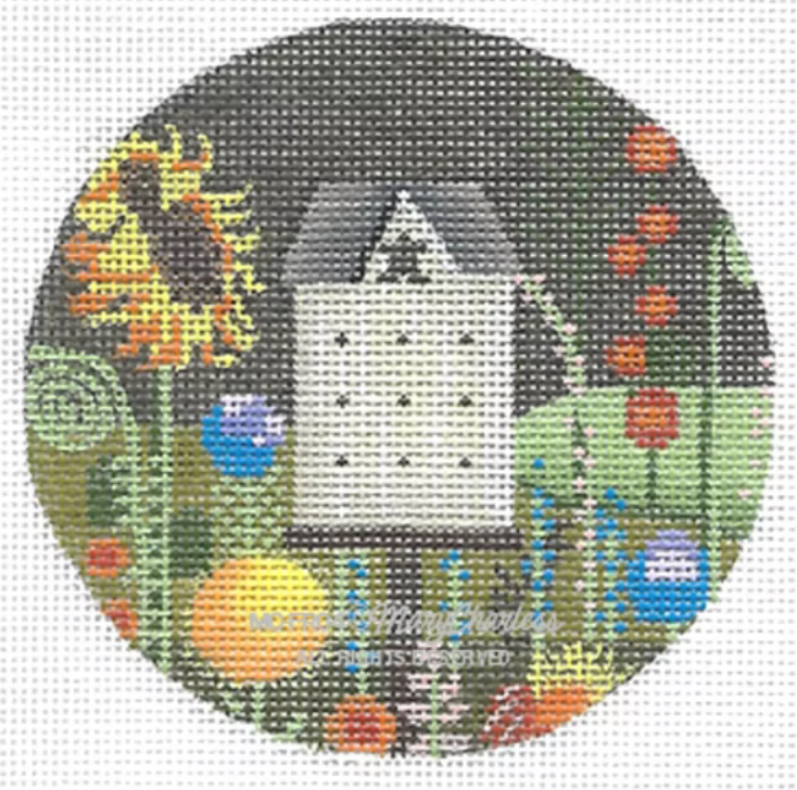 Folk Art Rounds: Fairy Birdhouse