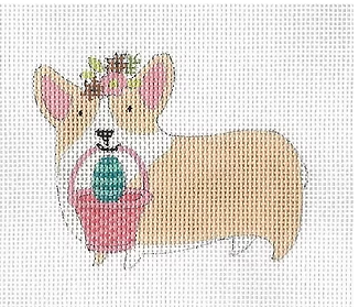 Easter: Corgi with Basket