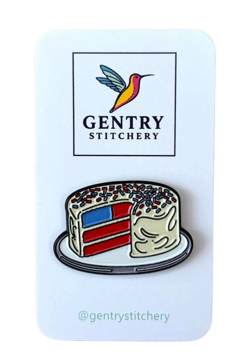 American Flag Cake Needleminder