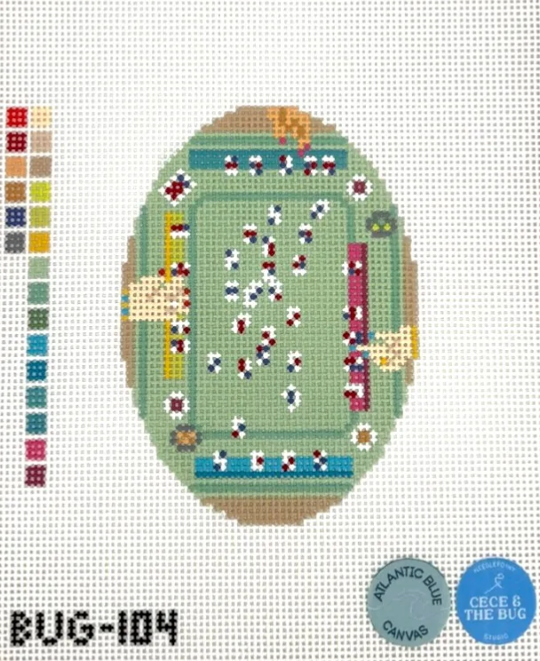 Mahjong From Above Oval