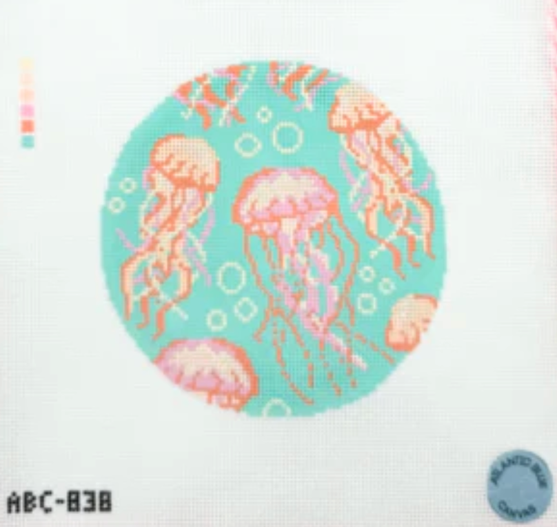 Jellyfish Round - Blue