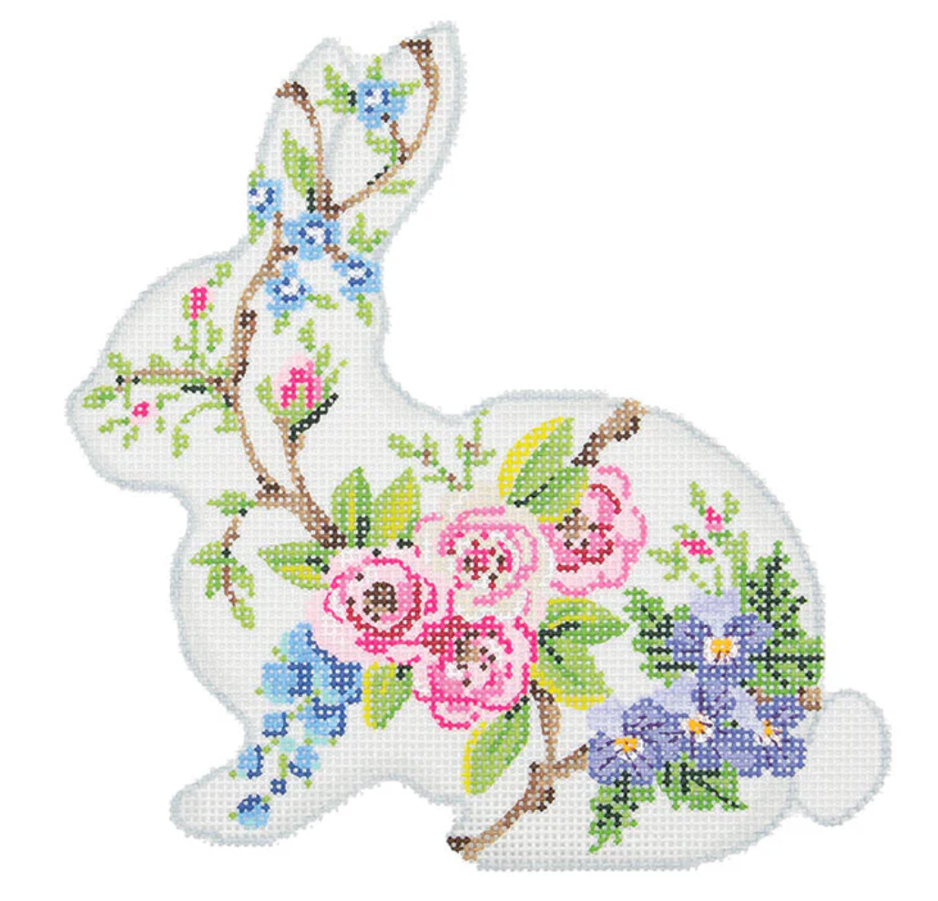 Floral Patterned Bunny