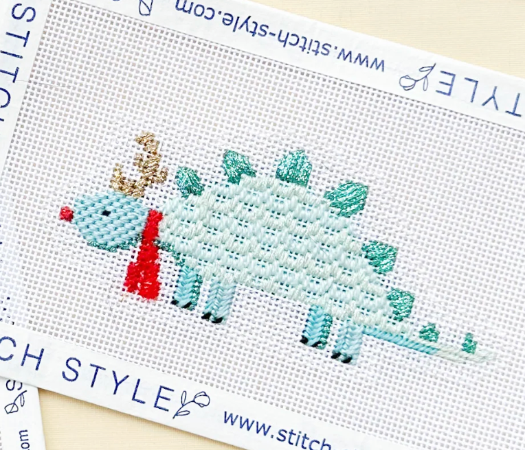 Christmas Stegosaurus with Stitch Guide