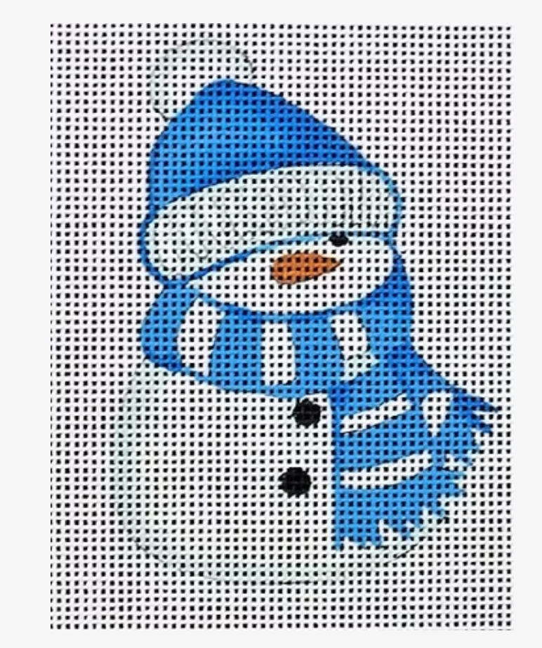 Snowman Blue Scarf