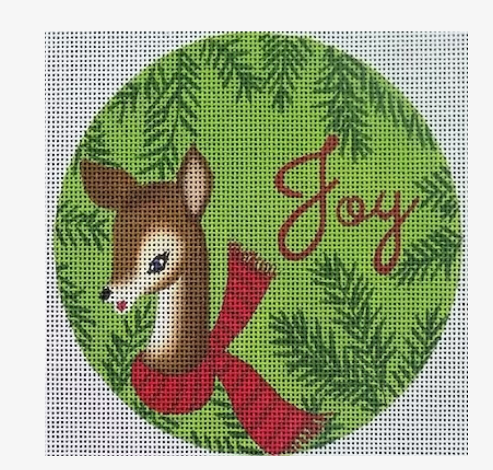 Joy Reindeer Ornament