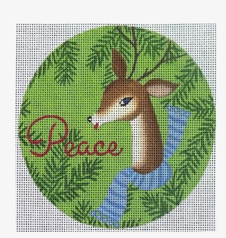 Peace Reindeer Ornament