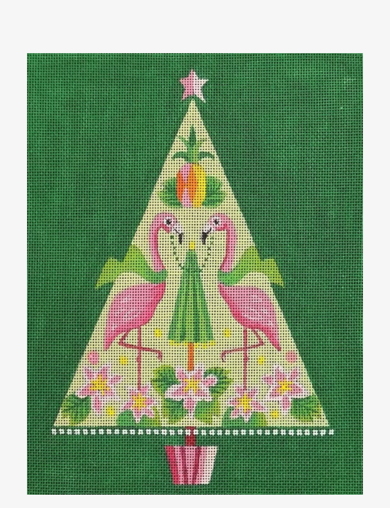 Flamingo Christmas Tree