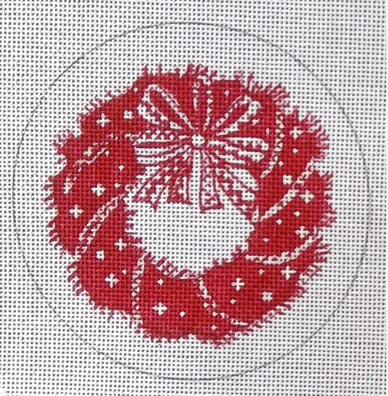 Red Wreath ornament