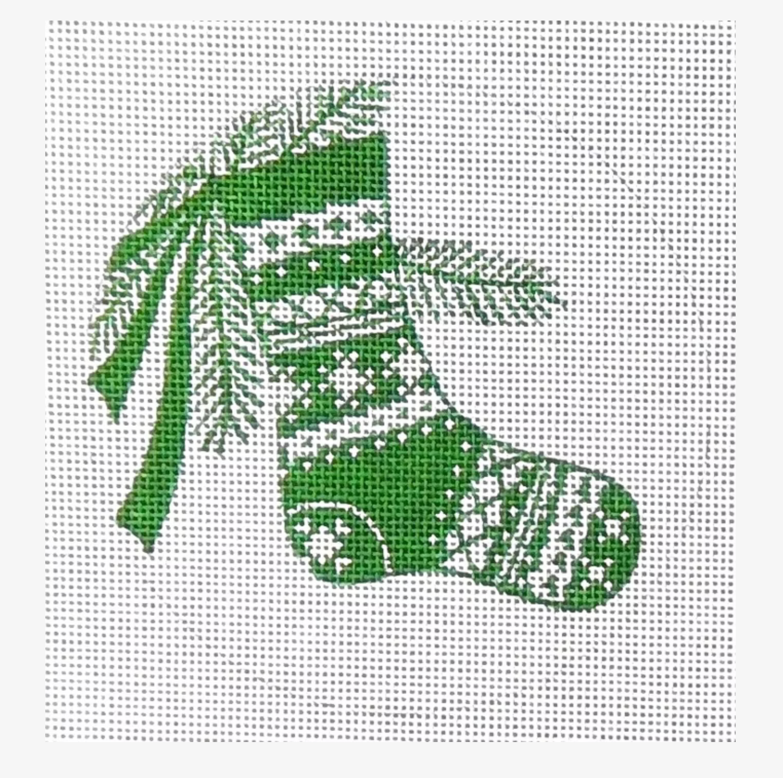 Stocking ornament Green