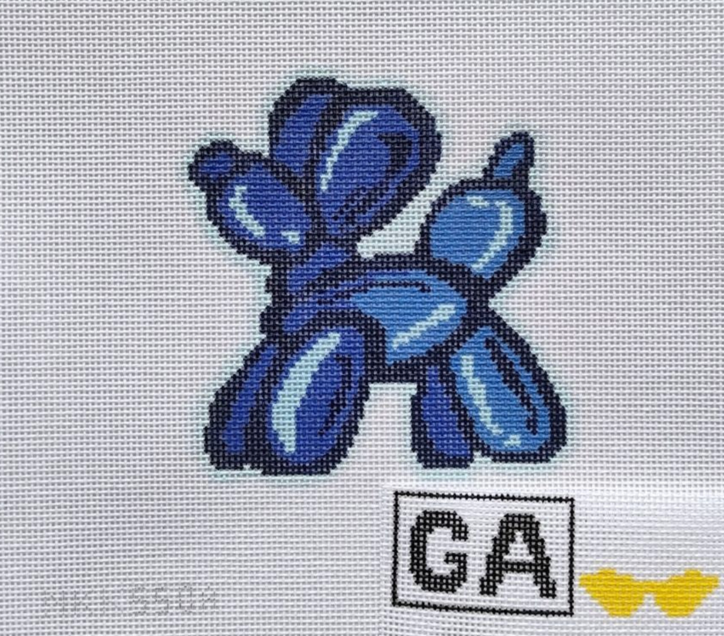 GA Blue Balloon Dog - 18 mesh
