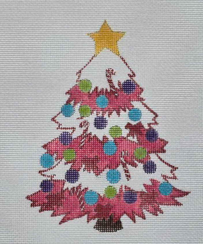 Funky Christmas Tree Pink