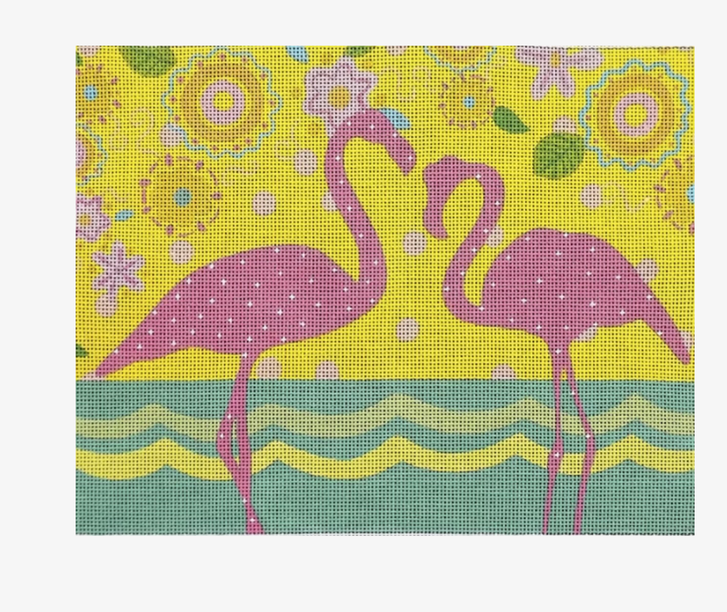 Sunny Flamingos