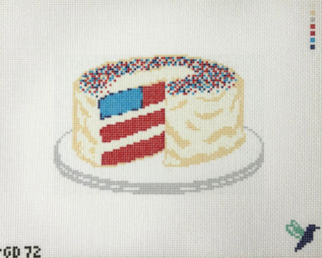 American Flag Cake