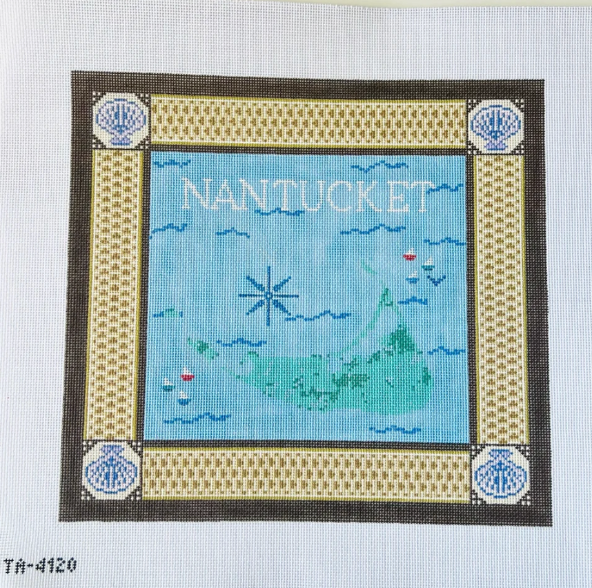 Nantucket with Basket Border