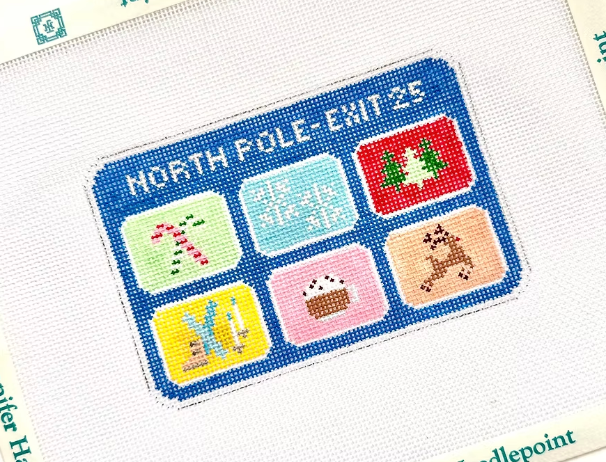 North Pole Exit Sign