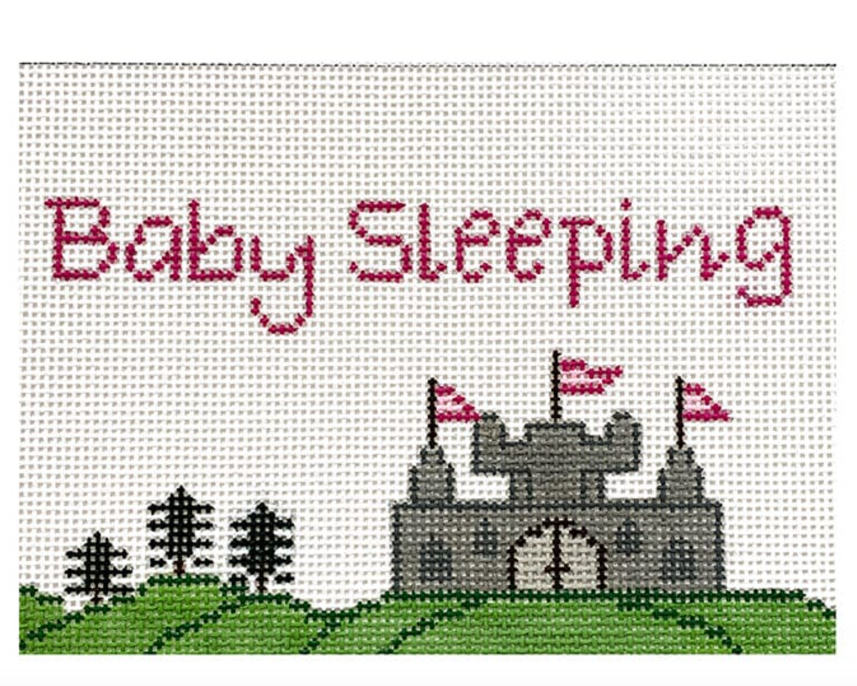 Castle Baby Sleeping Sign