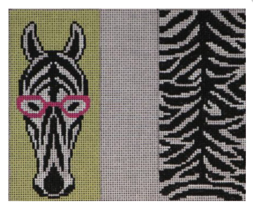 Zebra Double-Sided Eyeglass Case