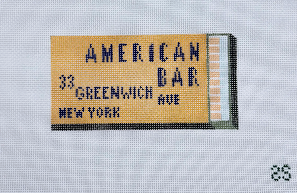 American Bar Matchbox