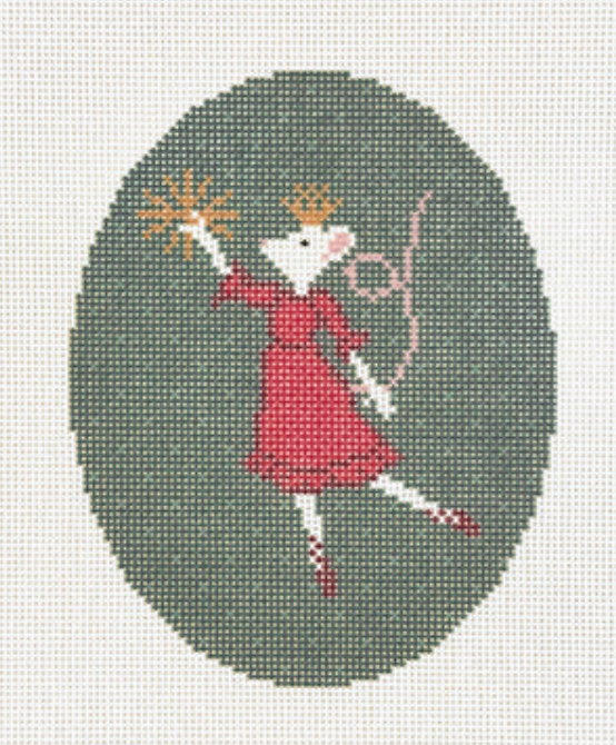 Green Christmas Mouse