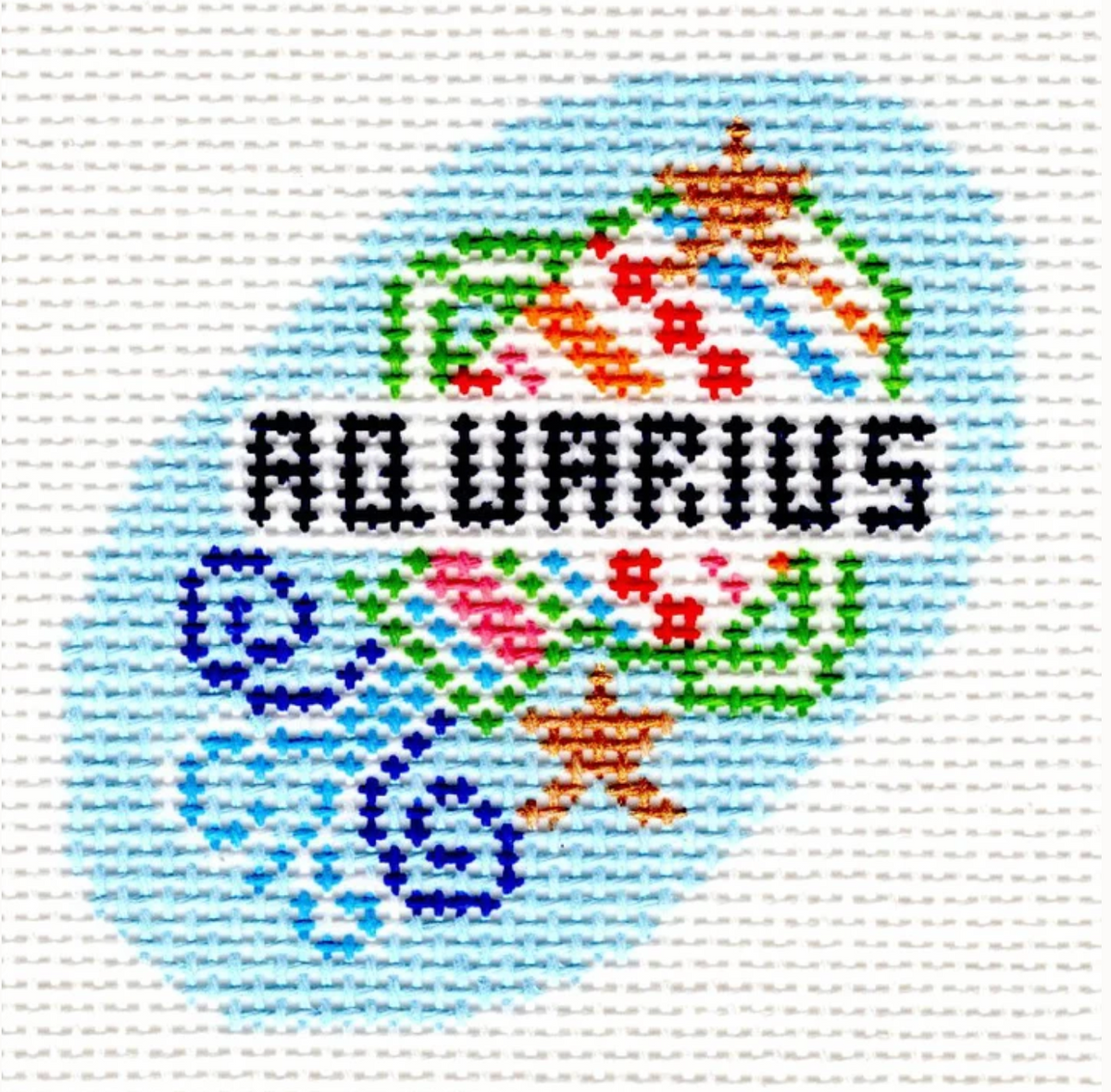 Aquarius Zodiac Bag Tag