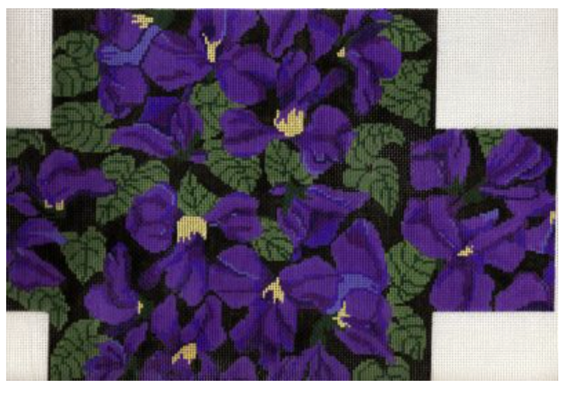 18 count Violets Brick Cover - Study in Black