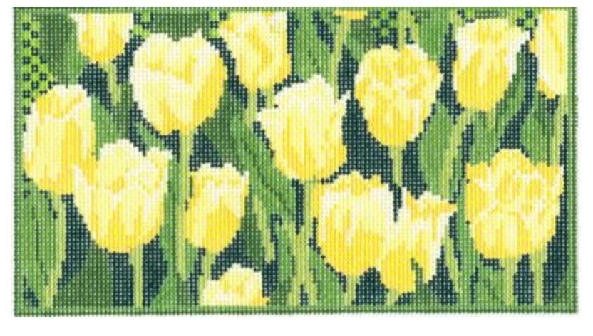 W-Yellow Tulips Needle Case