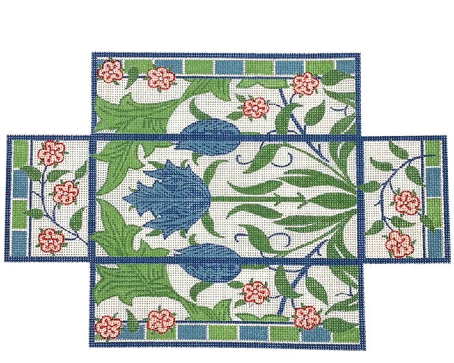 Wm's Blue Tulips Brick Cover - 13