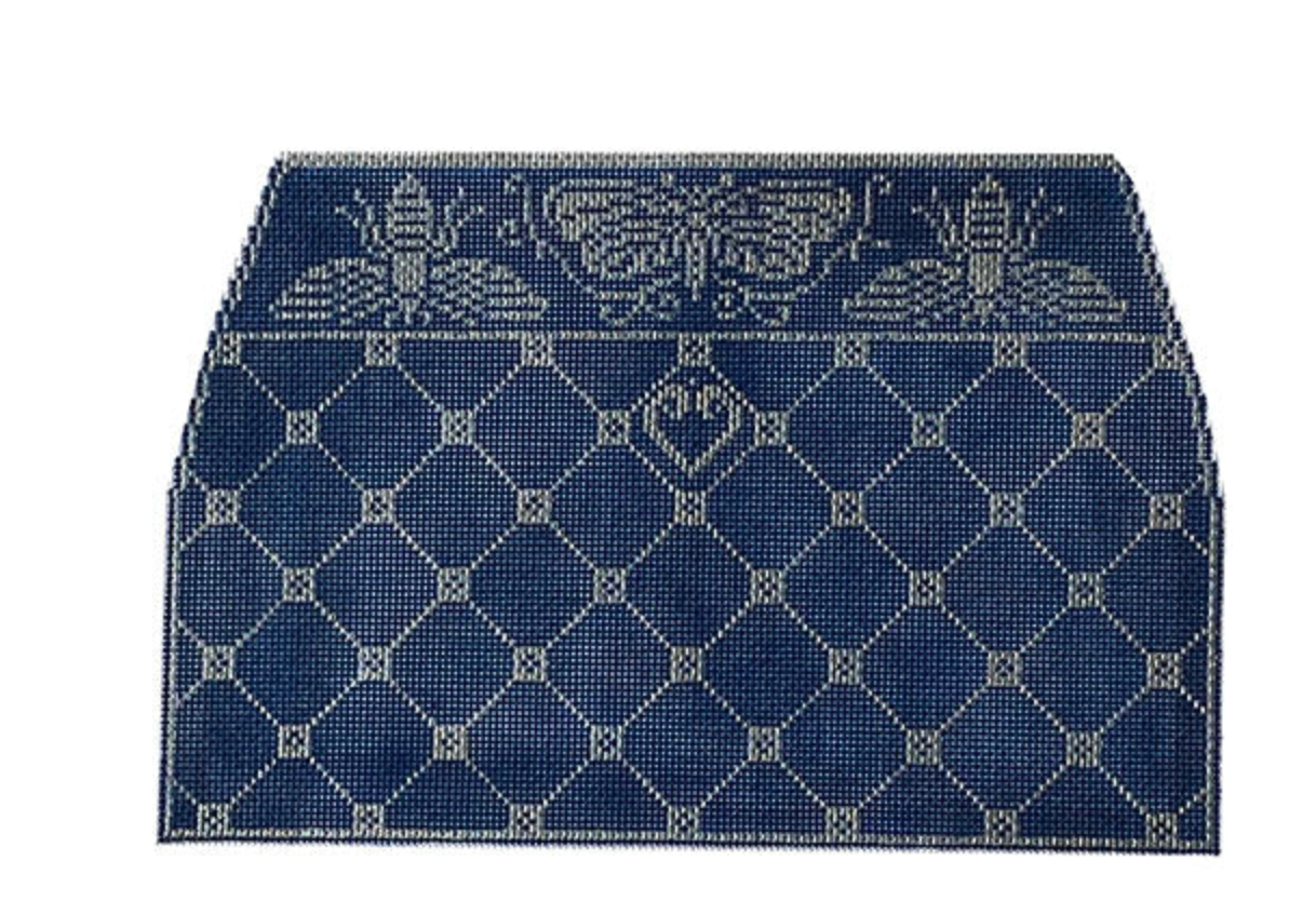 Palo Alto 3 piece Purse - Royal & Silver