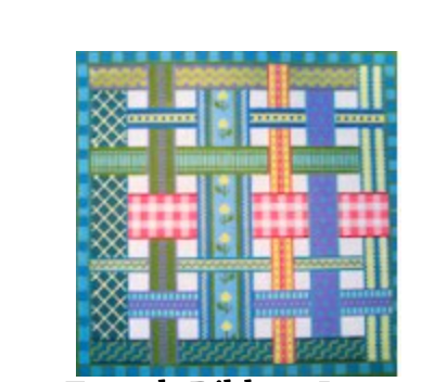 French Ribbon 12' Pillow