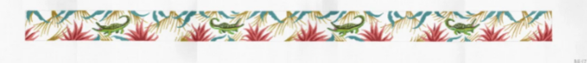 Alligators and Flowers Bag Strap