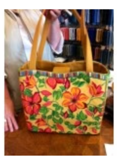 4 Piece Mystic Flower Tote