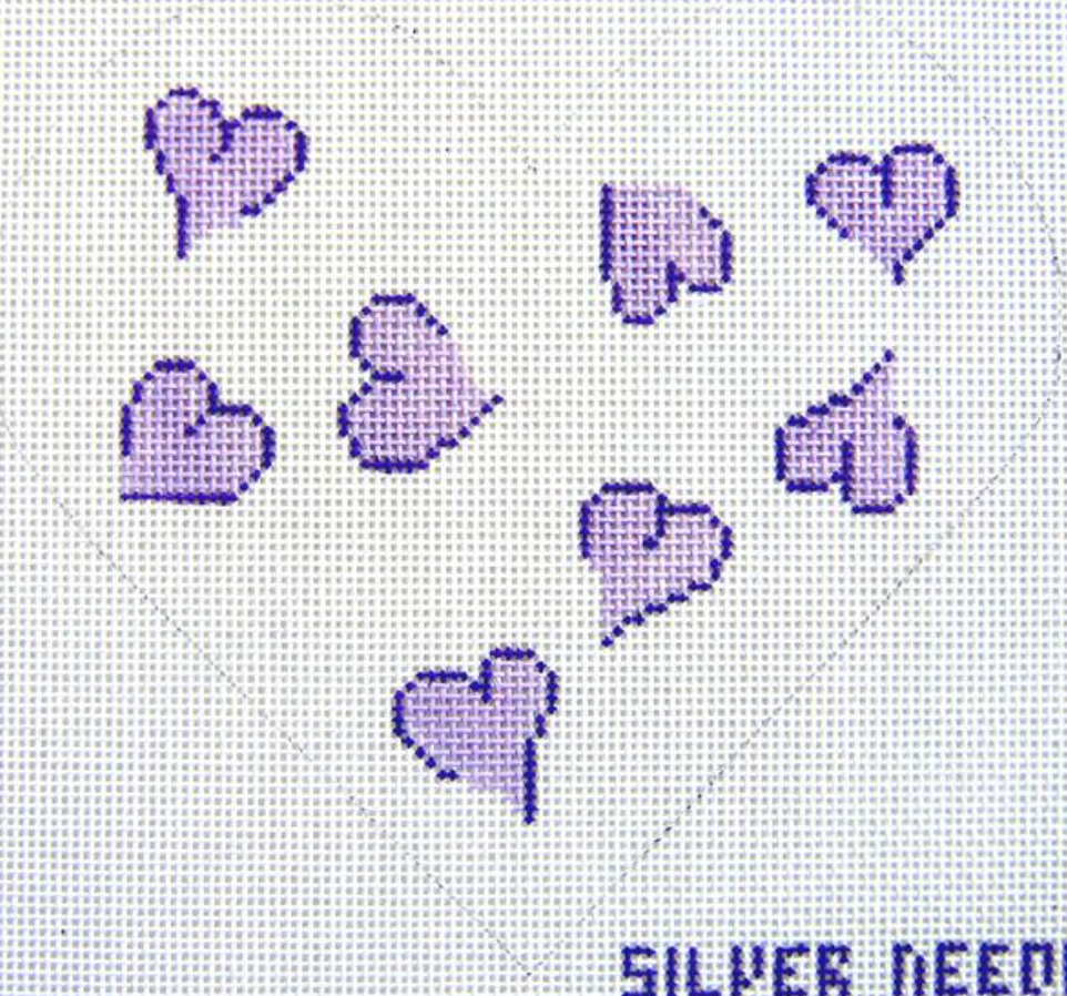 Lavender Heart Pillow