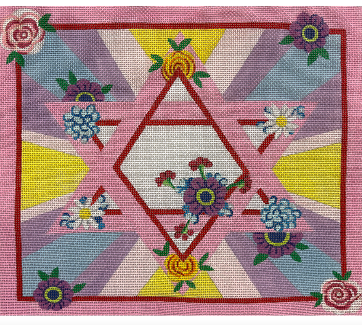 Pink Star of David Tallis Bag