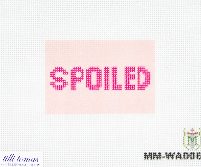 Spoiled Luggage Tag Insert (printed)