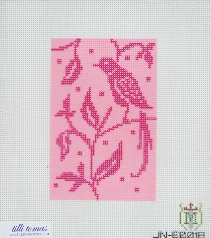 Pink Bird in Branches (printed)