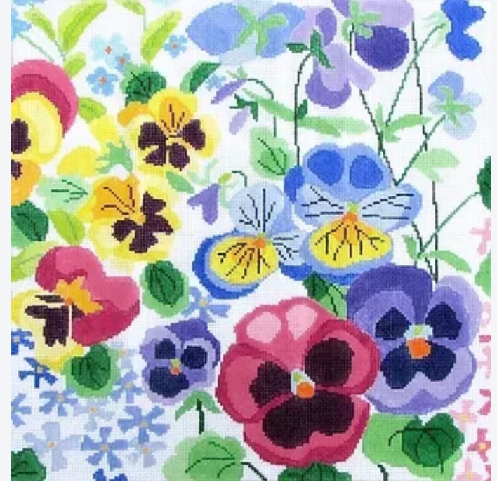Large Pansy Garden #1