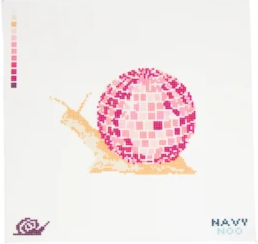 Disco Snail Canvas