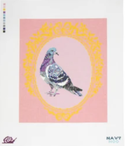 Gilded Pigeon Canvas