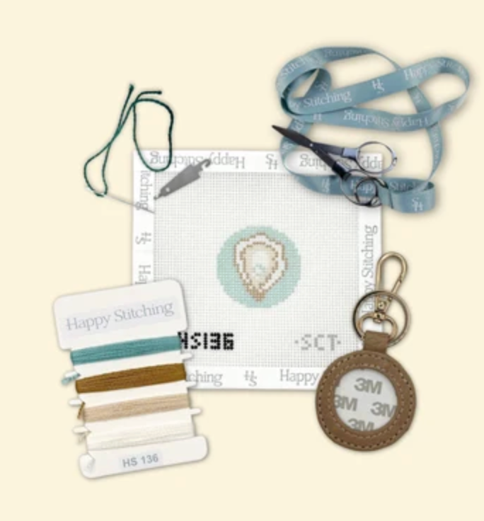Freshly Shucked Keyfob Needlepoint Kit