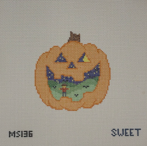 Jack-O-Lantern Scarecrow Pumpkin (printed)