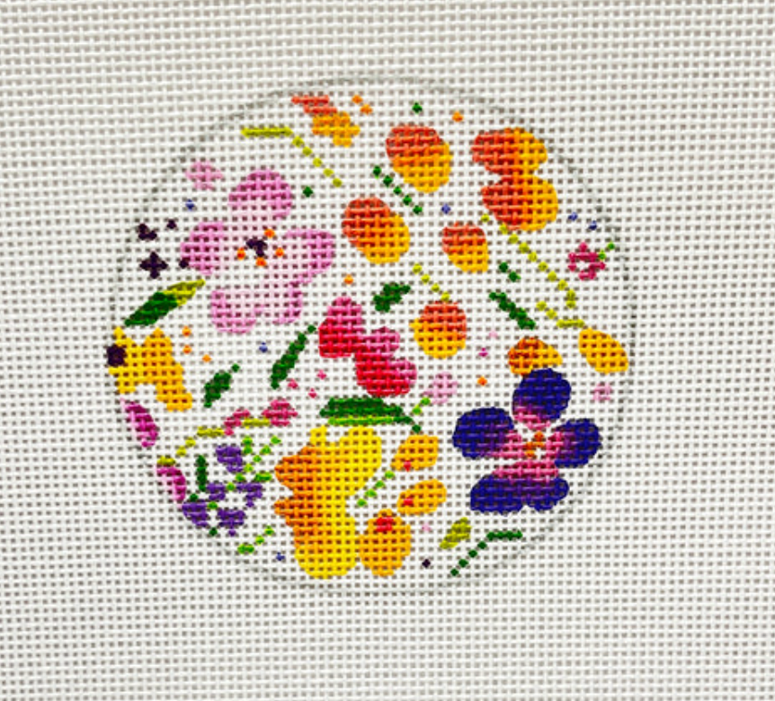 Peppy Floral 4" Round