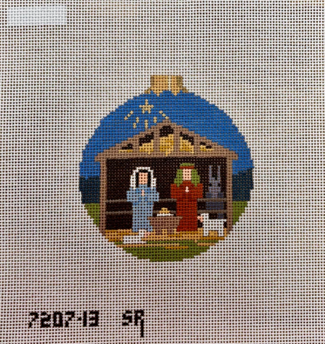 Nativity Stable Round - 13 mesh