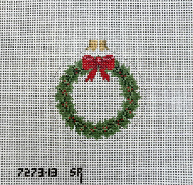 Holly Wreath Round - 13 mesh