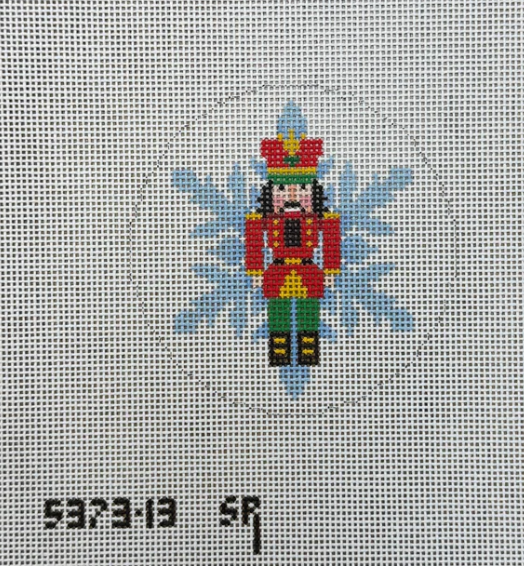 Snowflake Nutcracker Round - 13 mesh