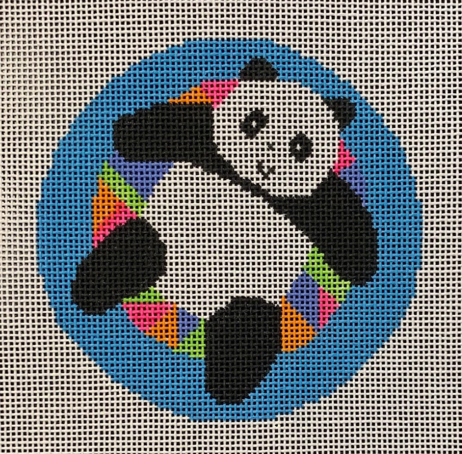 Panda on Floatie Round