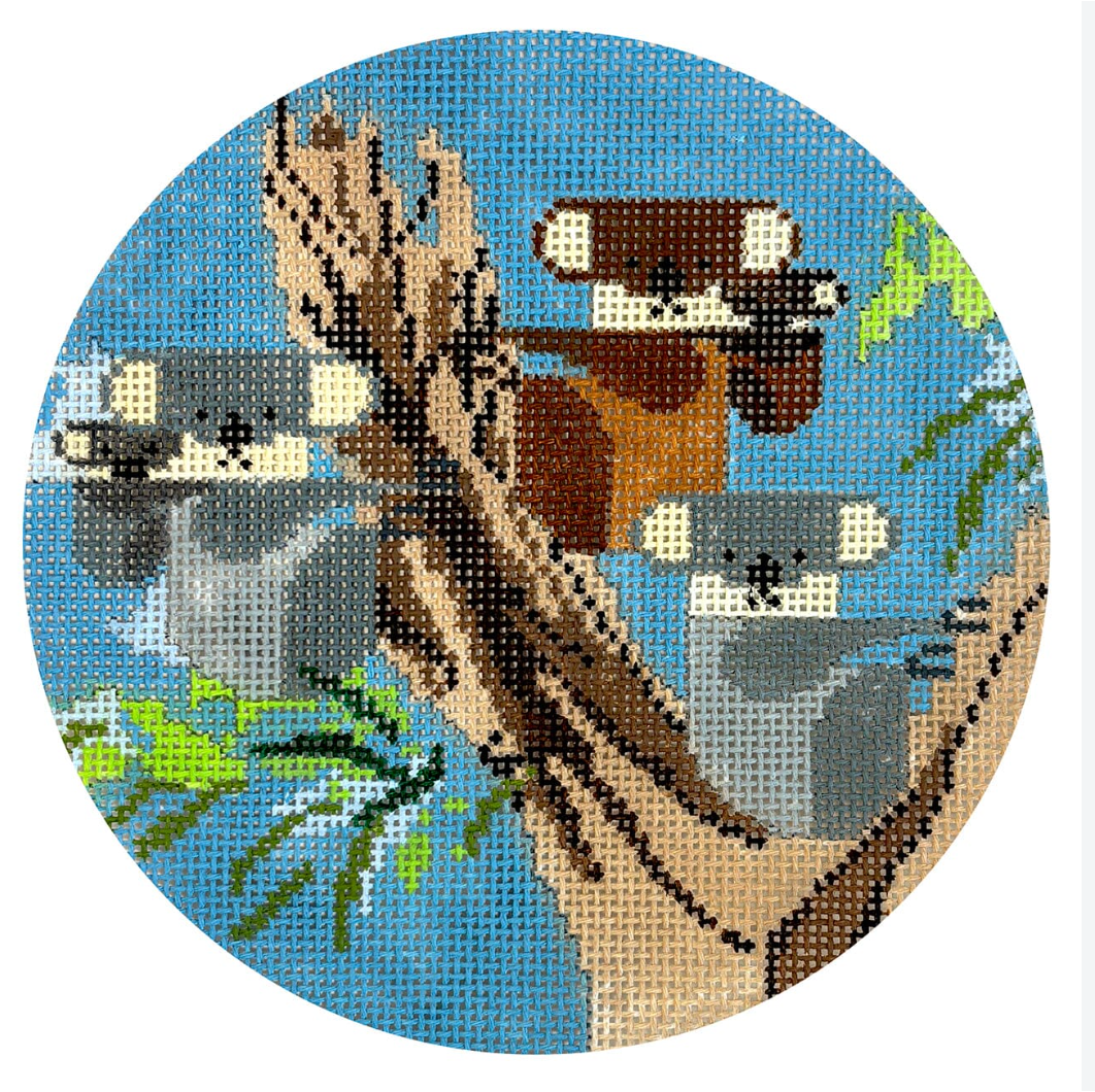 Charley Harper Koala Tree Round